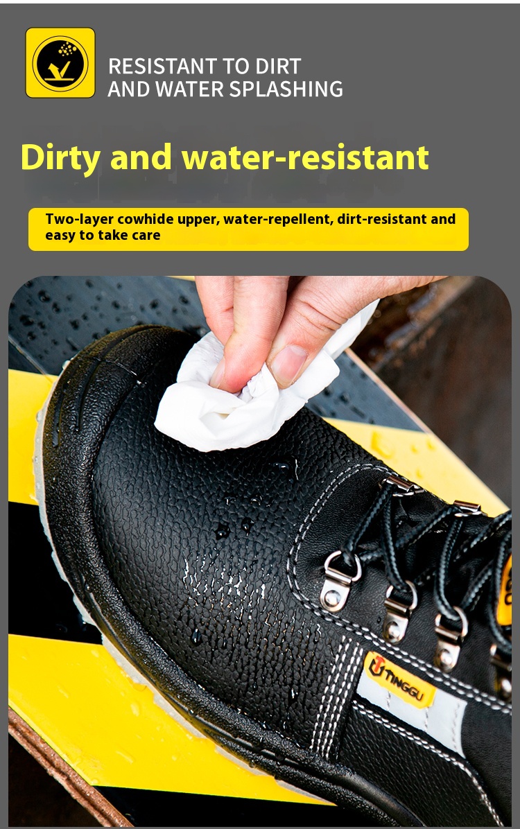 Genuine Leather Cowhide Safety Shoes: Usage Environments & Advantages