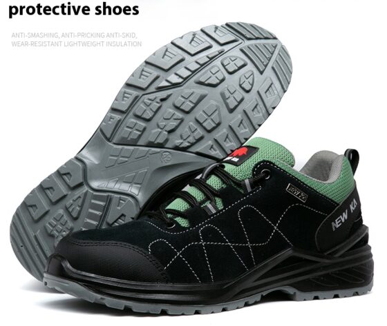 nk308 cow suede leather steel toe and steel midsole safety shoes with pu density outsole impact resistant, puncture proof labor shoes nk308 cow suede leather steel toe and steel midsole safety shoes with pu density outsole impact resistant, puncture proof labor shoes
