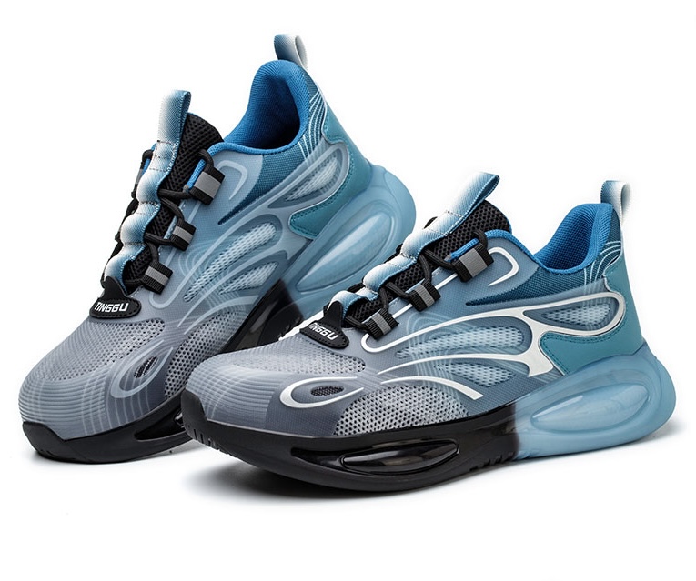 TG58 fashion and comfortable safety shoes, easy to bond kevlar midsole popcorn+tpu outsole labor shoes