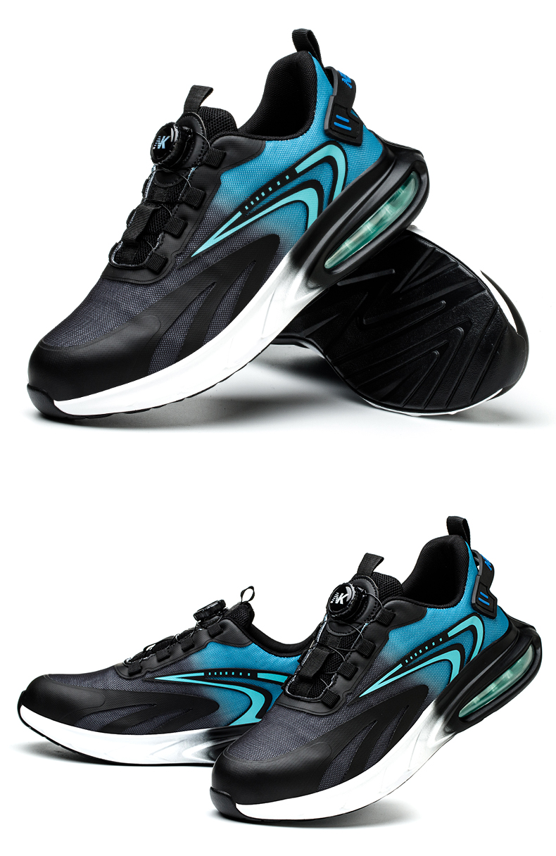 no.800 steel toe kevlar midsole light weight safety shoes breathable and comfortable mesh upper