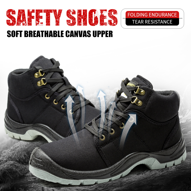 BX17 Lightweight canvas safety shoes anti smashing, stab-proof safety boots BX17 Lightweight canvas safety shoes anti smashing, stab-proof safety boots