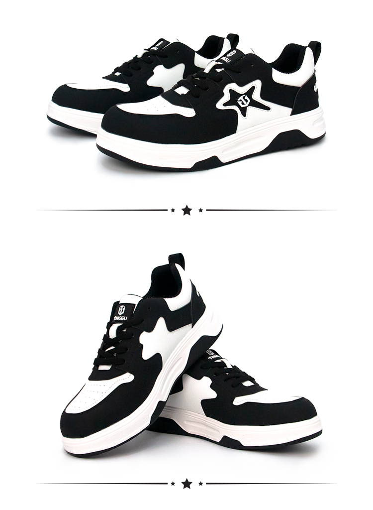 No.2596 fashion lightweight safety shoes protect feet euro standard steel head-toe work shoes kevlar midsole easy to bend