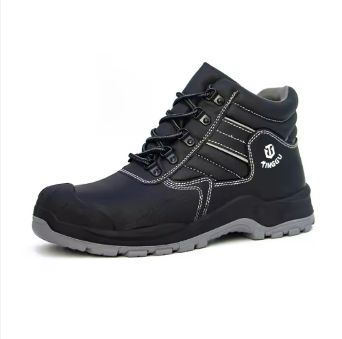 tg2586 high cut anti static safety shoes, anti puncture impact resistant work shoes