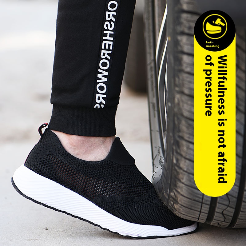 No.503 Lightweight, comfortable, breathable, easy to bend, anti-smashing, anti-puncture safety shoes mesh upper labor shoes with steel toe and kevlar midsole Chinese size 36-46# No.503 Lightweight, comfortable, breathable, easy to bend, anti-smashing, anti-puncture safety shoes mesh upper labor shoes with steel toe and kevlar midsole Chinese size 36-46#
