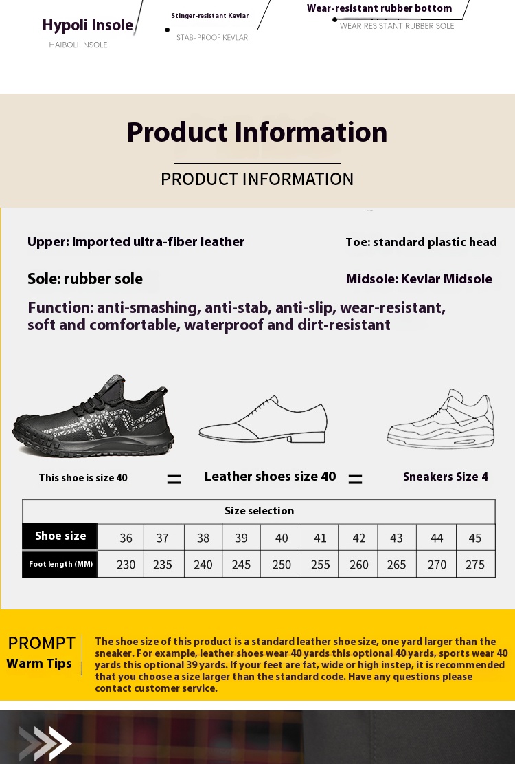Safety shoes chef work shoes TG20 - - 14