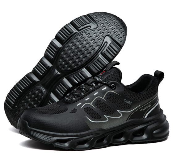 tg886 safety shoes eu standard steel toe, kevlar midsole light more comfortable labor footwear impact resistant