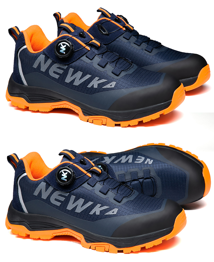 NK305 fashion safety shoes tpu+ mesh upper blue, grey, black colors