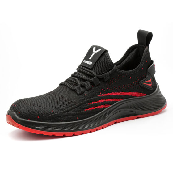 y304 anti smashing and anti piercing safety shoes, mesh upper breathable labor footwear