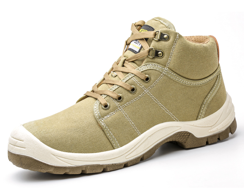 BX17 Lightweight canvas safety shoes anti smashing, stab-proof safety boots