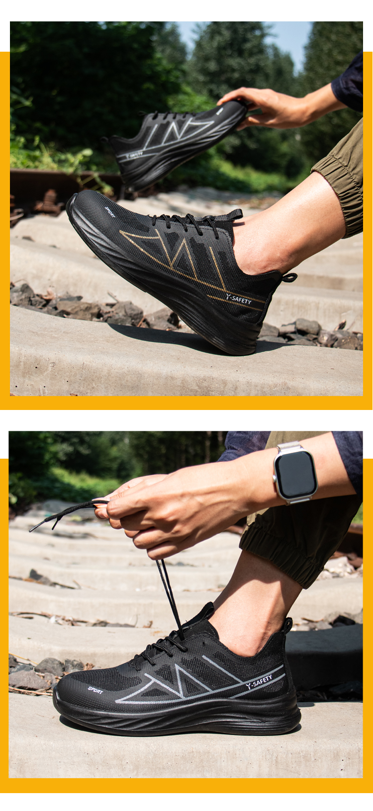 Work shoes safety footwear lightweight YH8088 - - 17