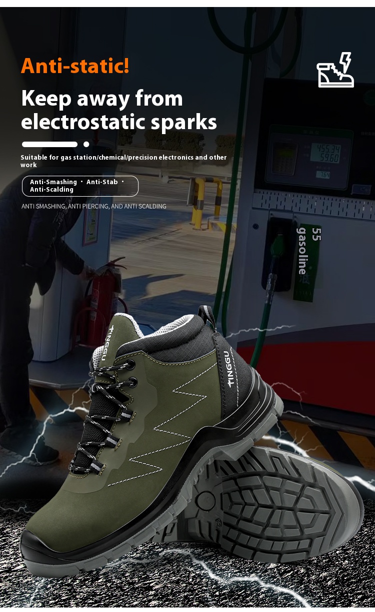 Applications and Industrial Value of Anti-Static Safety Shoes