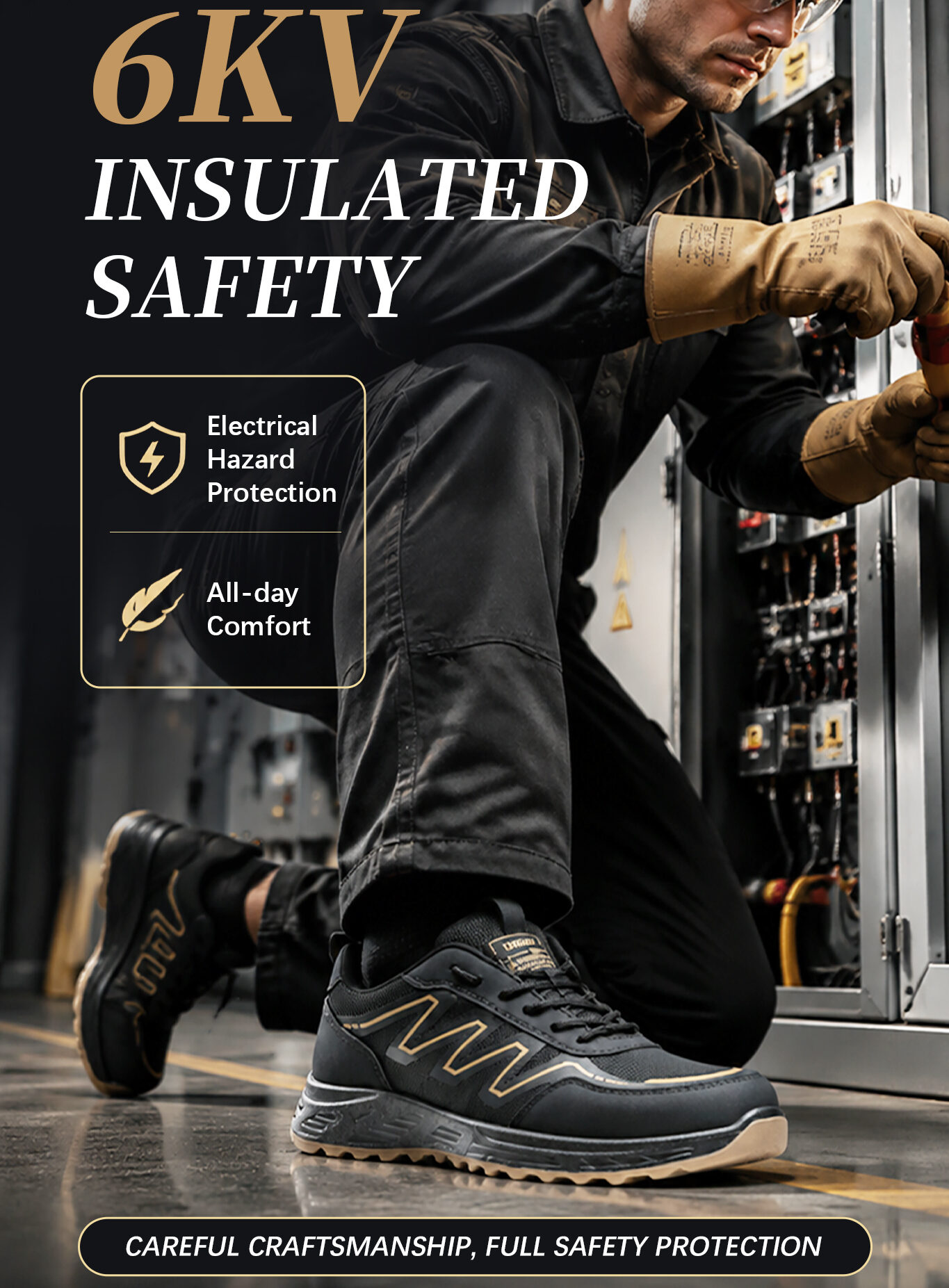 6KV Insulated Safety Shoes: Trusted Foot Protection for Electrical Workers